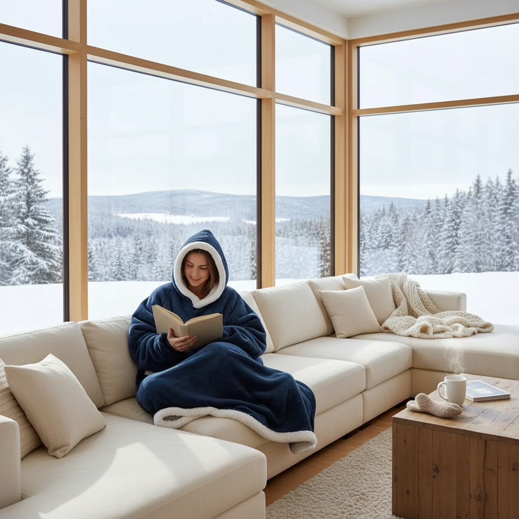 180cm Super Long Flannel Blanket Pyjamas with Sleeves Winter Hoodies Sweatshirt Women Men Pullover Fleece Giant Oversized Outdoo